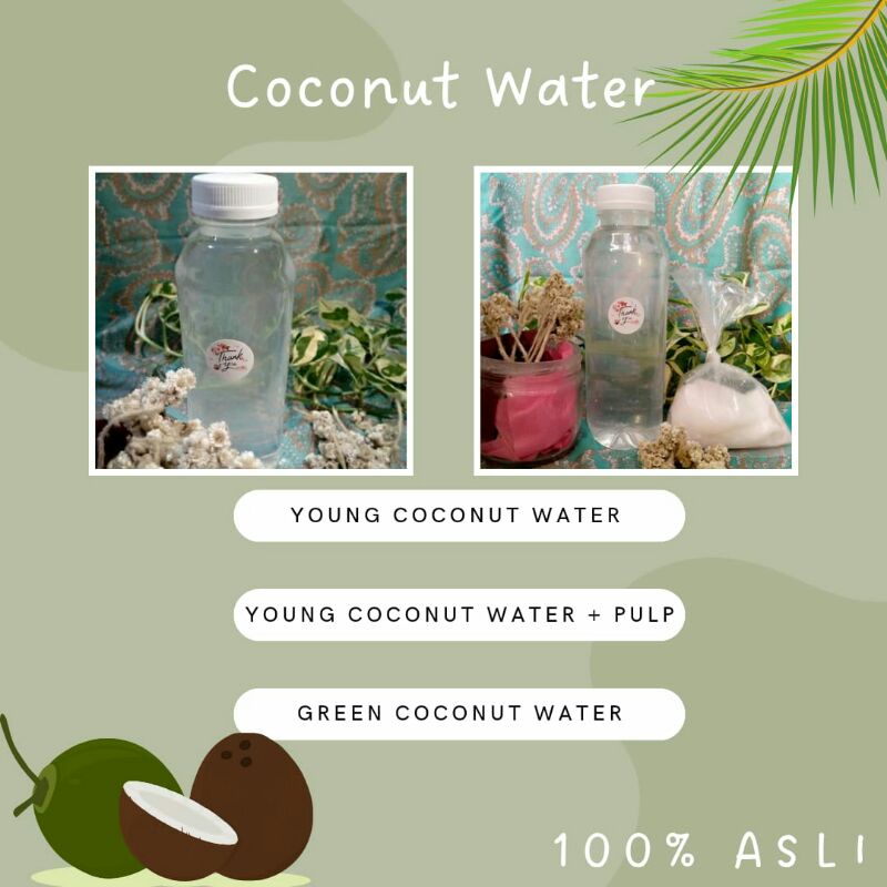 

air kelapa muda dan isi