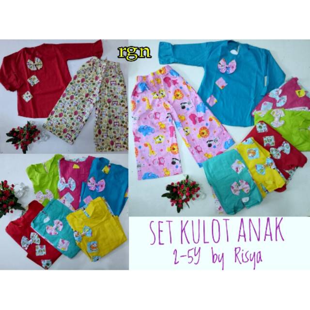 Set Kulot Anak By Risya / setelan kulot / Kulot