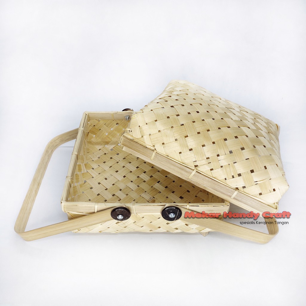BOX HAMPERS BAMBU PACKAGING ETNIK JINJING