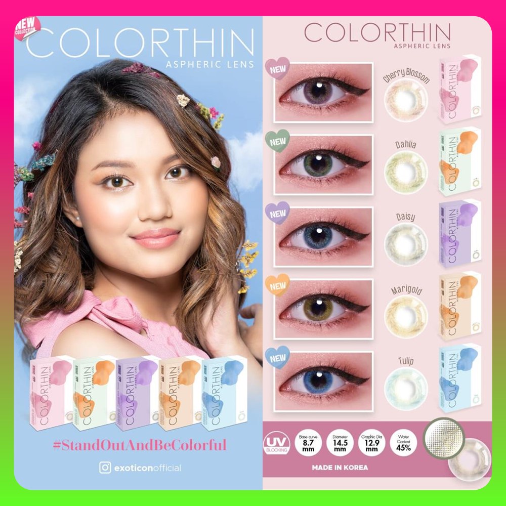 Softlens X2 Colorthin Minus (-3.00 s/d -6.00)