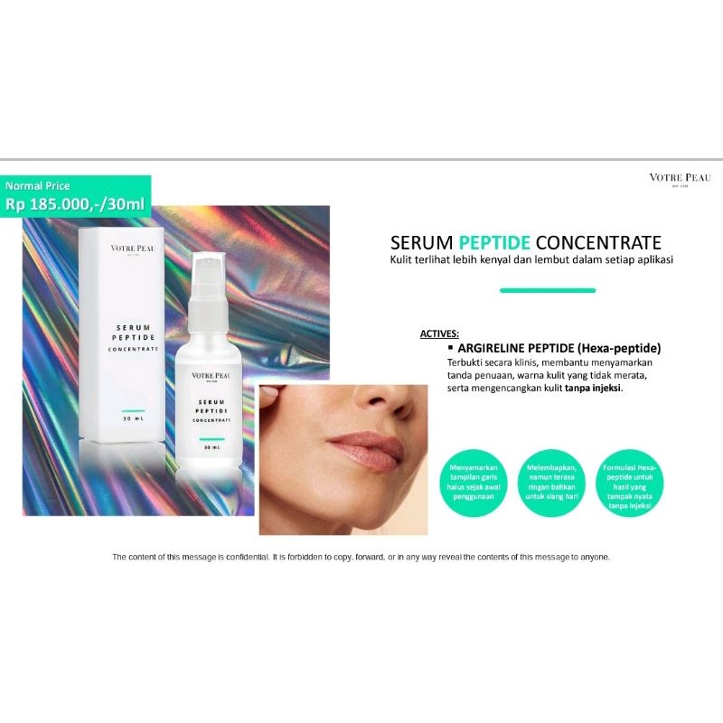 Votre Peau - Retinol Peptide Polypeptide Niacinamide Ampoule Booster Serum 30ml