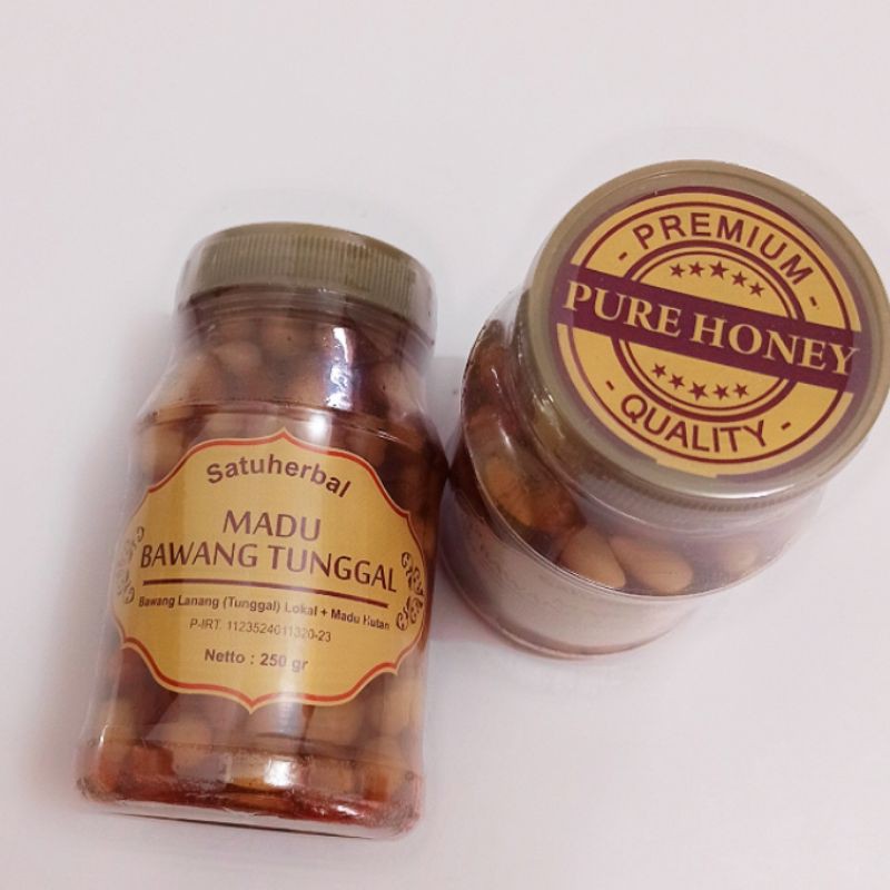 

Bawang Lokal : Madu Bawang Putih Tunggal kemasan Plastik