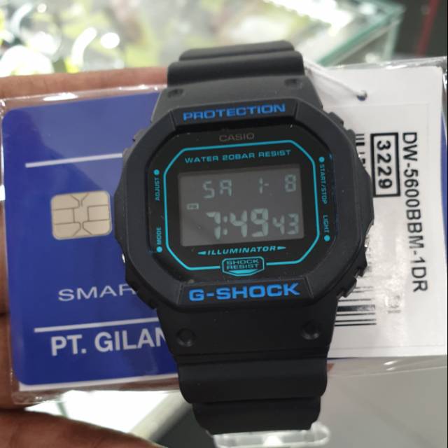 jam tangan g shock dw 5600bbm 1dr original garansi resmi 2thn gap