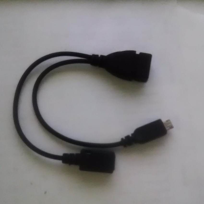 Kabel OTG + Charging Cable On The Go Sekaligus Ngeces Untuk HP / Tablet Android Windows