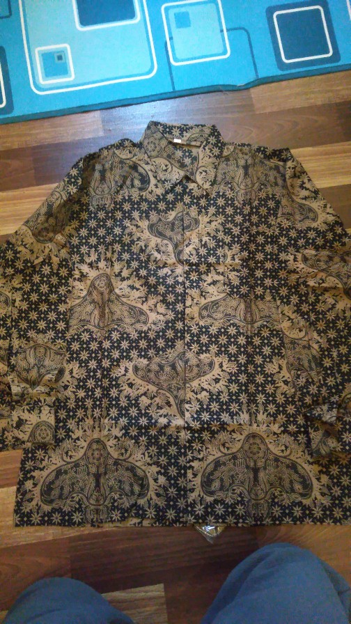 Batik Couple Keluarga Gamis Busui Motif Prasasti Batik Keluarga Seragam.