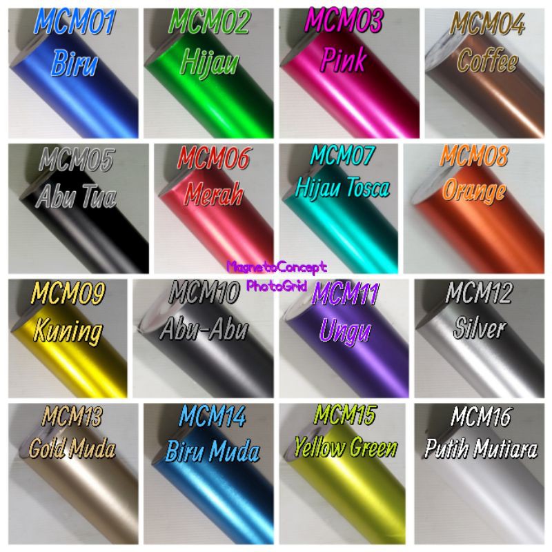 Stiker Skotlet Metalik Doff Sticker Skotlet Metalik Dop Satin Metallic Doff Chrome Doff Krom Dop Shopee Indonesia