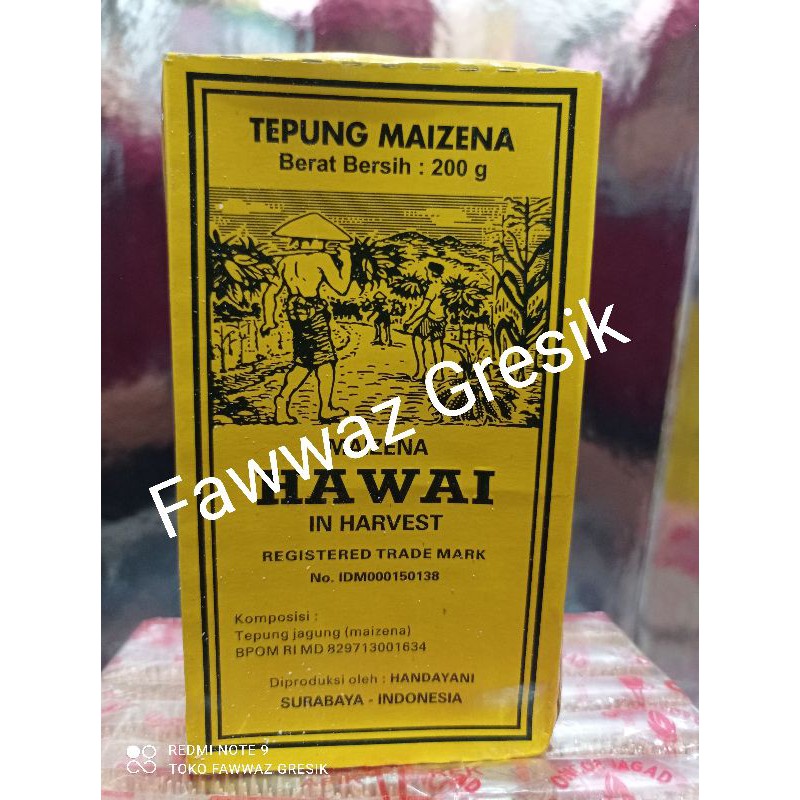 

Tepung Maizena Hawai Pati jagung 200 gr