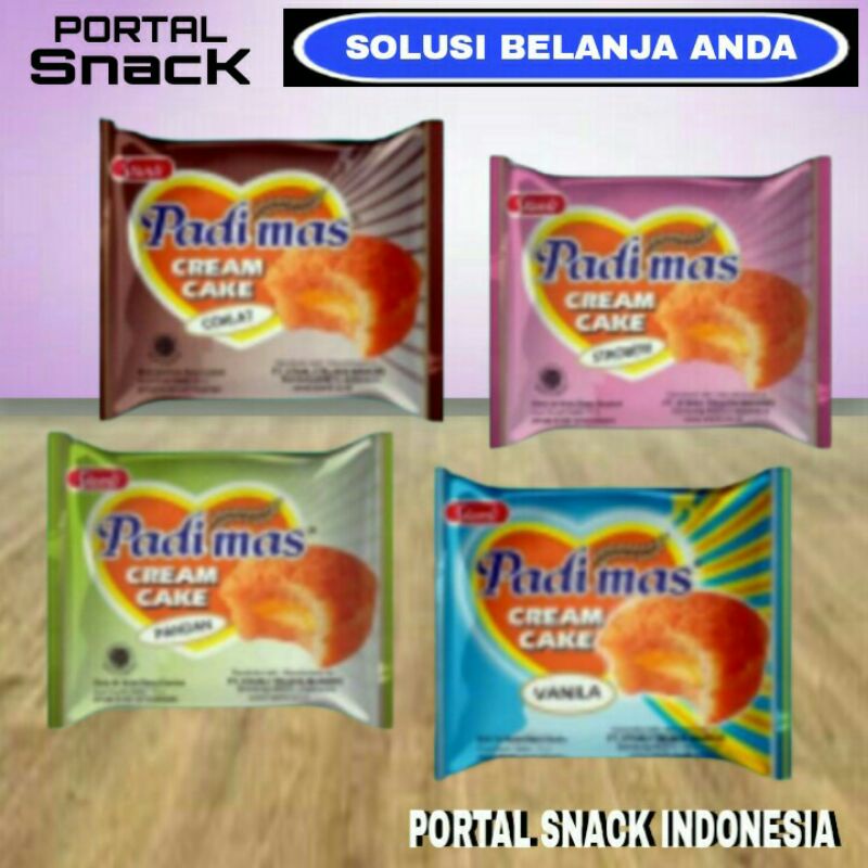 

PADIMAS cream cake all varian 1 pack isi 10 pcs