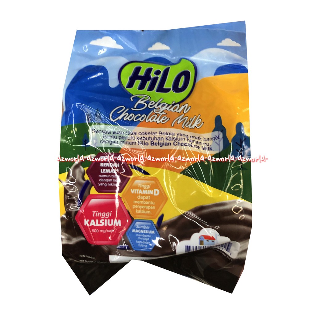 Hilo Belgian Chocolate Milk 10sachets Susu Hilo Kemasan Sachets Hailo