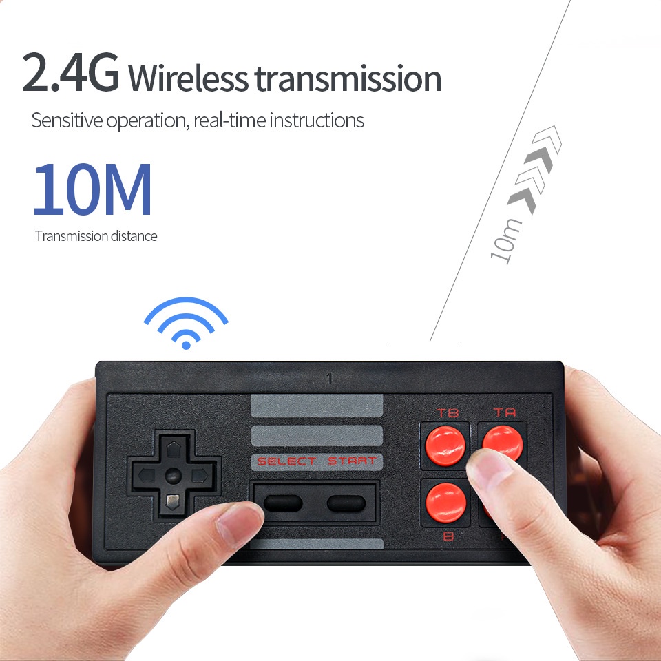 Game Console TV NES Clone 620 Game Retro Mini Wireless Gamebox Built in 620 Classic Games