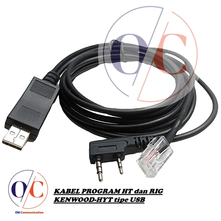 Kabel program Rig dan Ht Kenwood-Hyt Model Usb