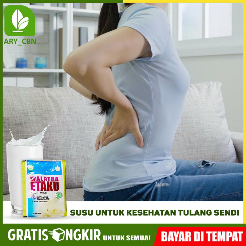 

Susu Kesehatan Tulang Sendi - Susu Kalsium - Tulang Keropos Susu Kambing Murni Etaku di Cirebon