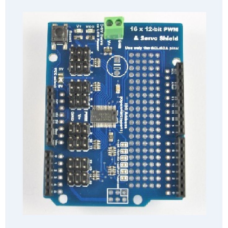 16 Channel 12 bit PWM / Servo Shield controller robot shield i2c drive