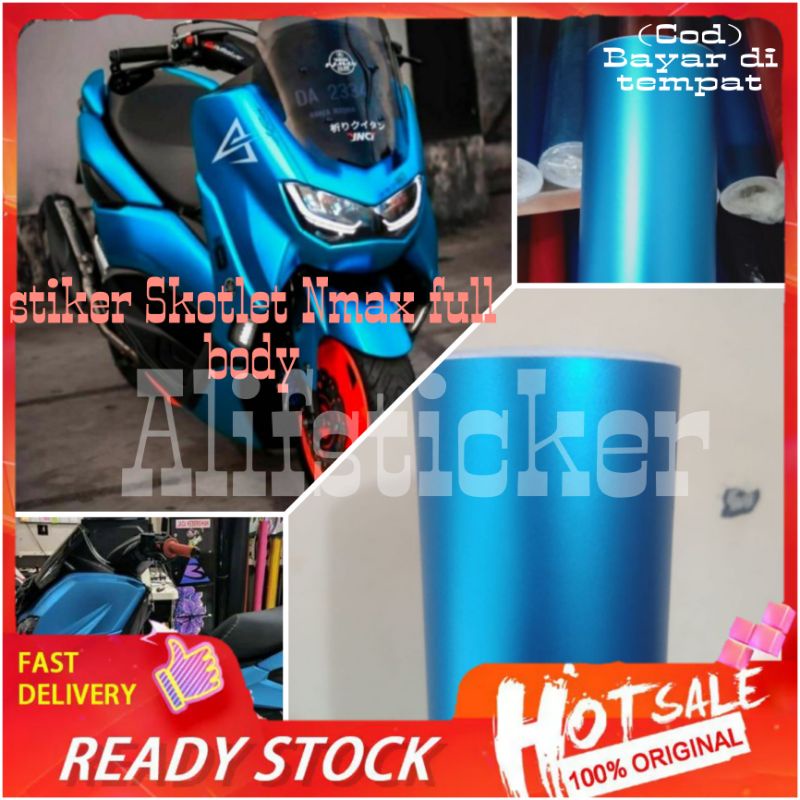 Stiker Skotlet Nmax Old Dan Nmax New Full Body Bahan Doff Chrome Mettalik