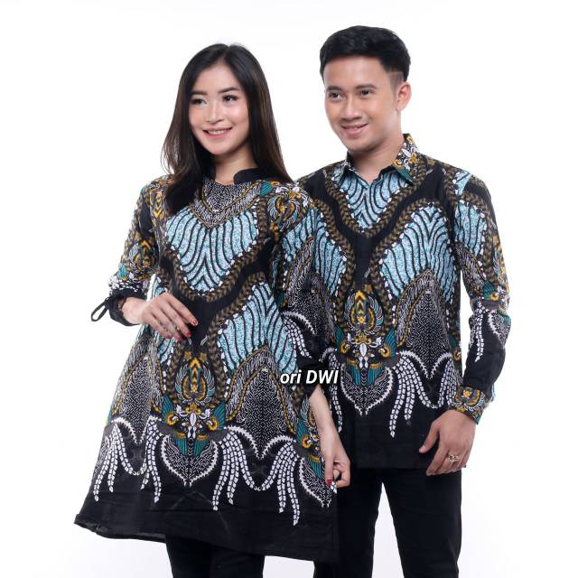 COUPLE HEM BLOUSE BATIK MODERN EXLCUSIVE UNGGUL JAYA