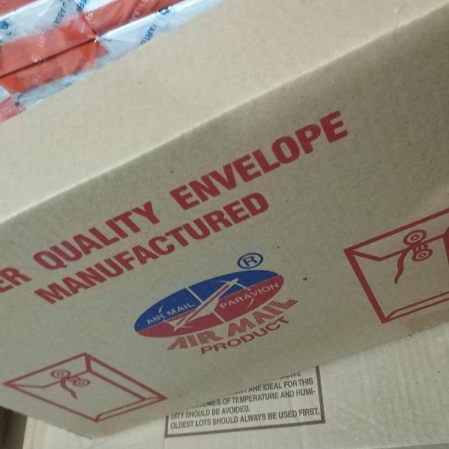 

✩ Amplop Tali Coklat Air Mail ( isi 50 pcs ) ♥