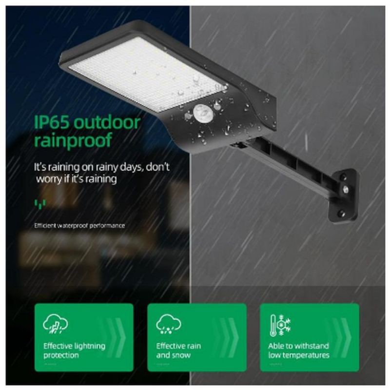 Lampu Taman Tembok Dinding Sensor Solar 212LED Tenaga Matahari Surya