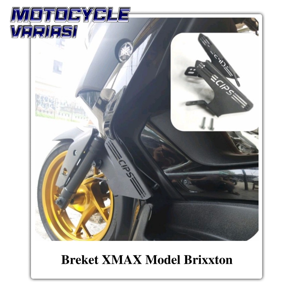 Breket Dudukan Lampu XMAX 250 model Brixton Brixxton Bukan Tubular Crashbar Xmax