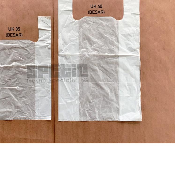Kresek Kiloan PUTIH Bening Ukuran Kecil Sedang Besar / HD LOS PERKUTUT 15 , 24 , 28 , 35 , 40