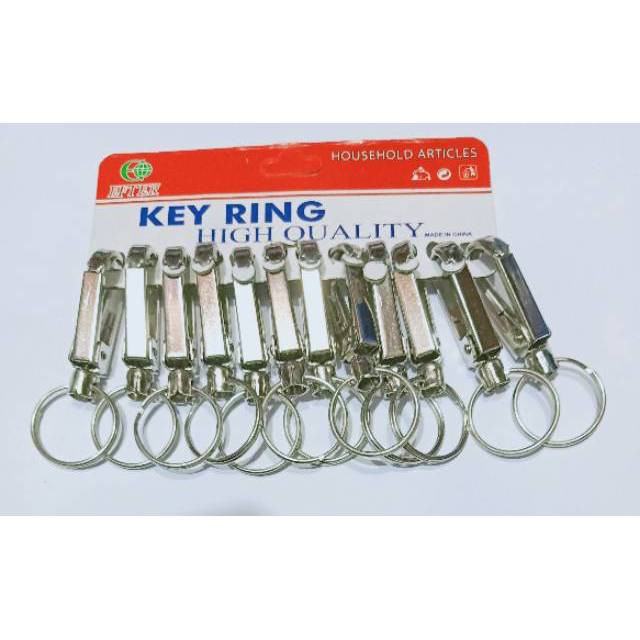 grosir  Gantungan kunci ring satu isi 12 pcs.