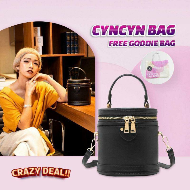 Beli Tas gratis tas belanja tas bentuk tabung remaja wanita cyncyn bag Jims Honey