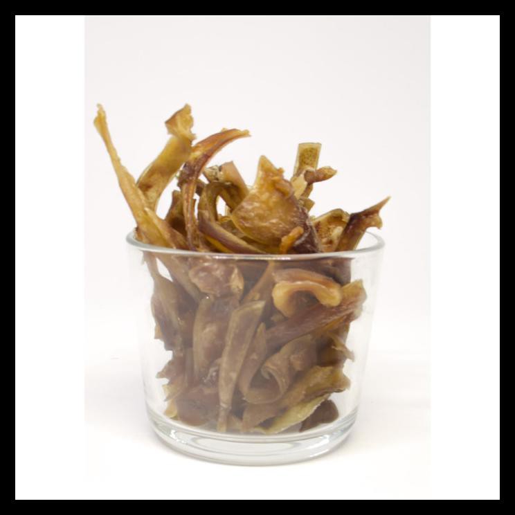 

SPECIAL Escobark Pork Ear | Kuping Babi Kering Dehydrated Pig Snack Anjing Dog