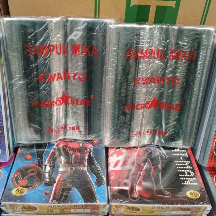 

SAMPUL TEBAL PLASTIK BUKU TULIS/ ISI 60 LEMBAR/ UKURAN KWARTO.