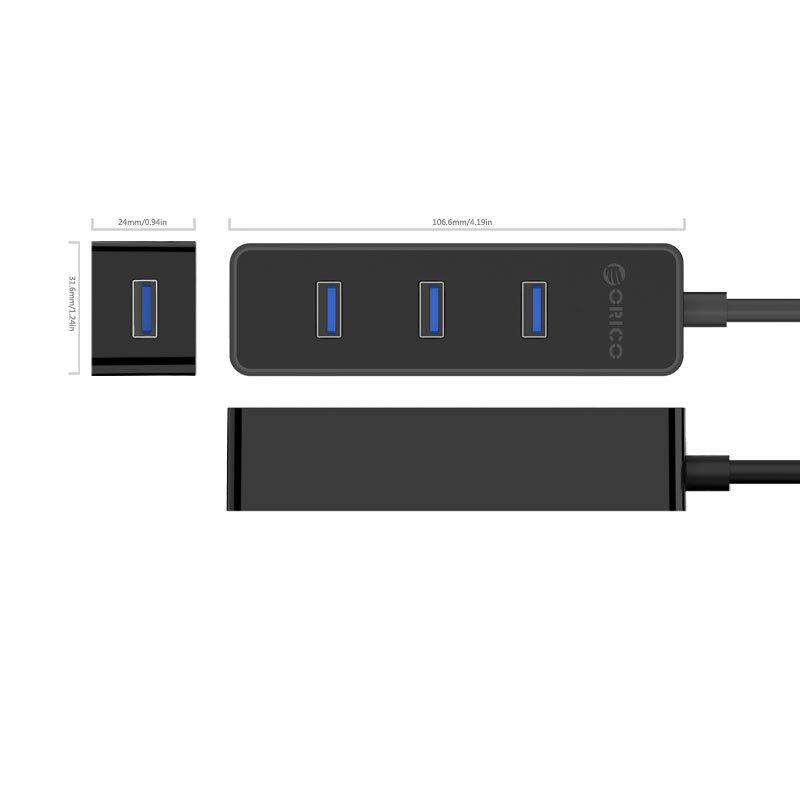 ORICO W5PH4-U3 4 ports USB 3.0 Portable HUB