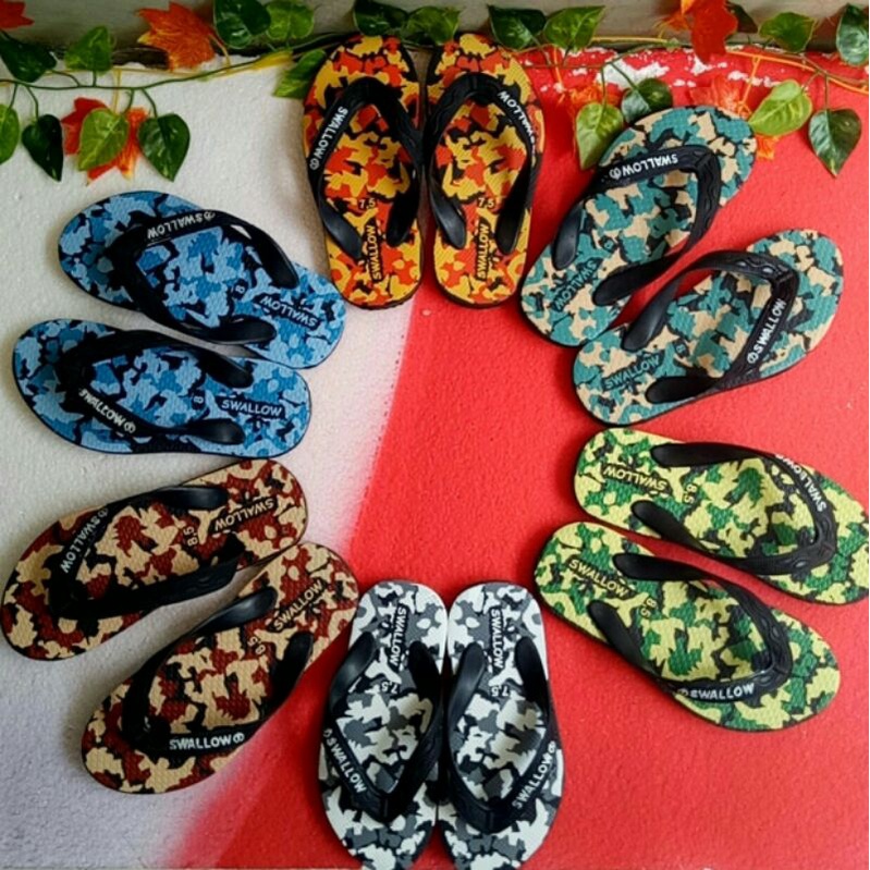 Sandal Jepit Anak Terlaris Swallow Army Kids