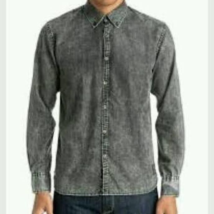 original kemeja quiksilver denim