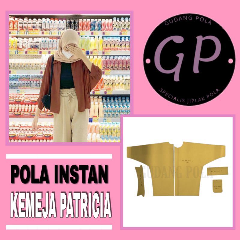 [✓COD] POLA KEMEJA BATWING OVERSIZE - POLA KEMEJA PATRICIA - POLA KEMEJA OVERSIZE - CARDIGAN OVERSIZ
