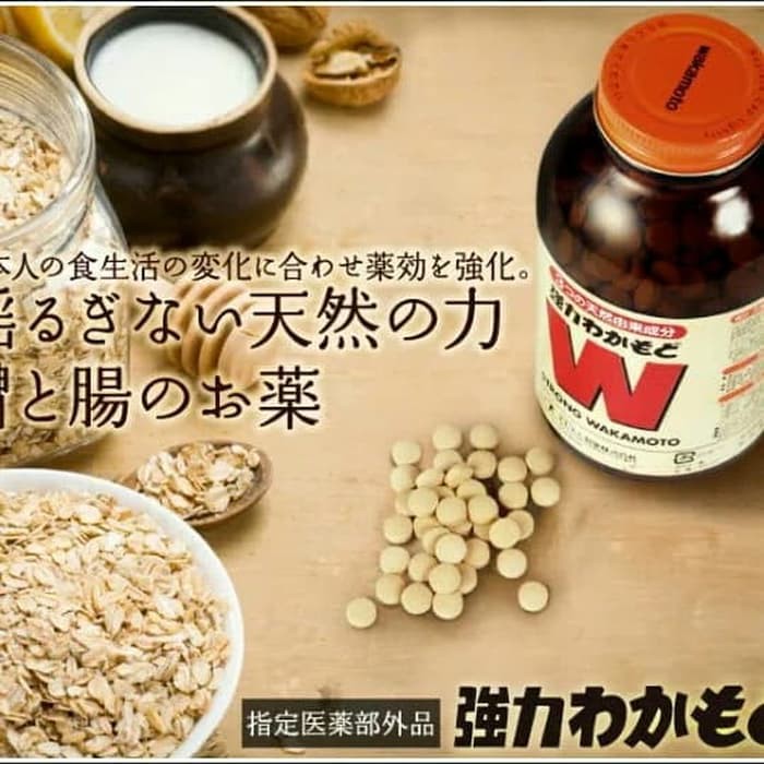 "Strong Wakamoto 1000 tablet Obat Maag Jepang Original"