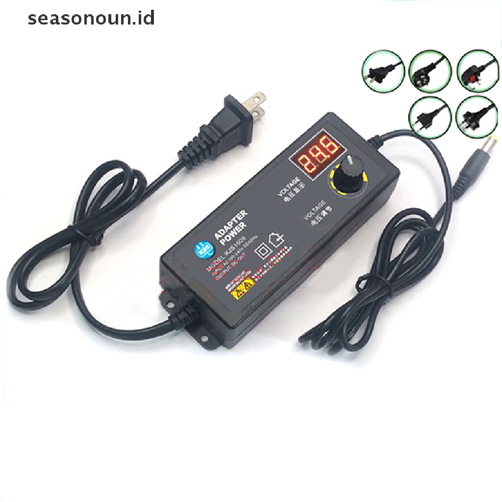 【seasonoun】 Power Switching Adapte Digital Display Voltage Regulation Power Supply Adatpor .