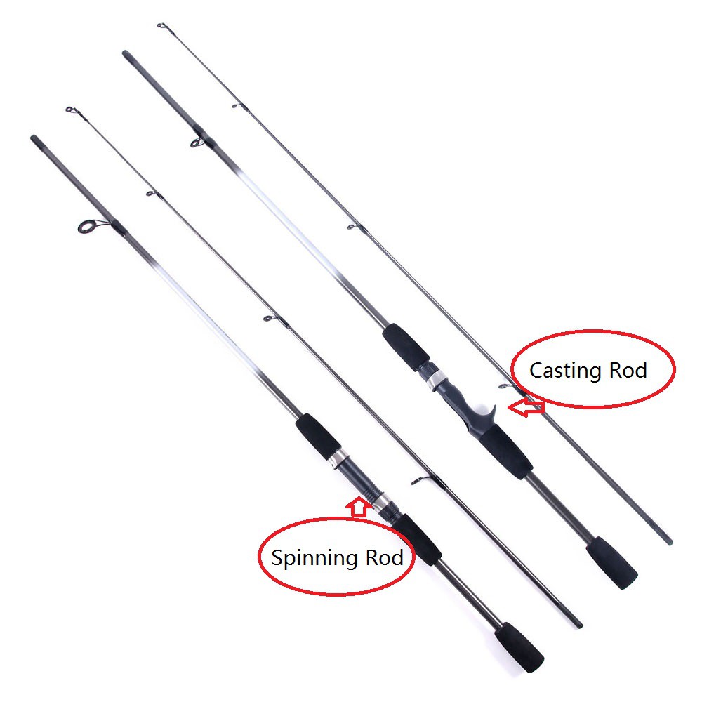 New 1.8m Joran Pancing Fishing Rod Spinning Casting Umpan Pancing 5-20g Ikan Lure Bait Tackle