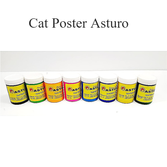 

CAT ASTURO POSTER COLOUR 100cc WATERBASED FLUORESCENT COLOURS