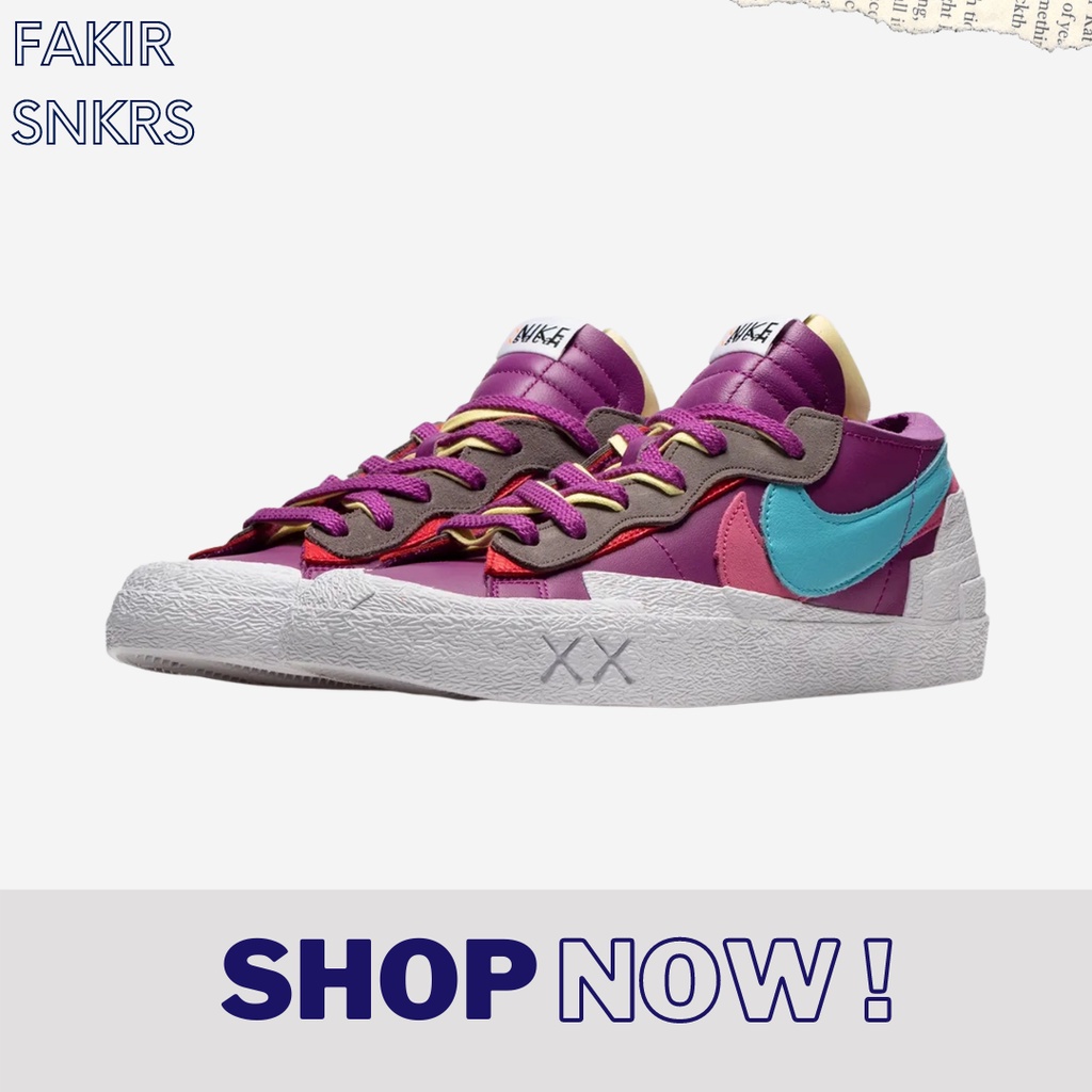 SACAI X BLAZER KAWS PURPLE