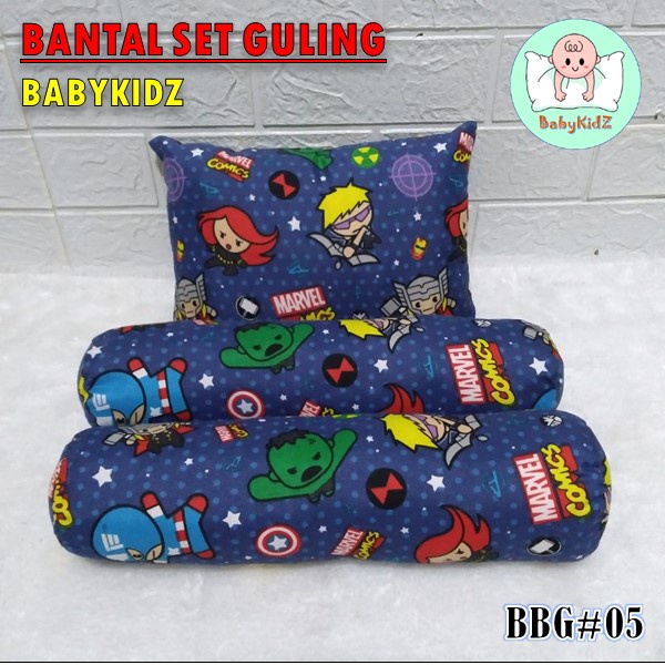 Bantal Set Guling / Bantal NewBorn / Bantal Tidur Bayi karakter