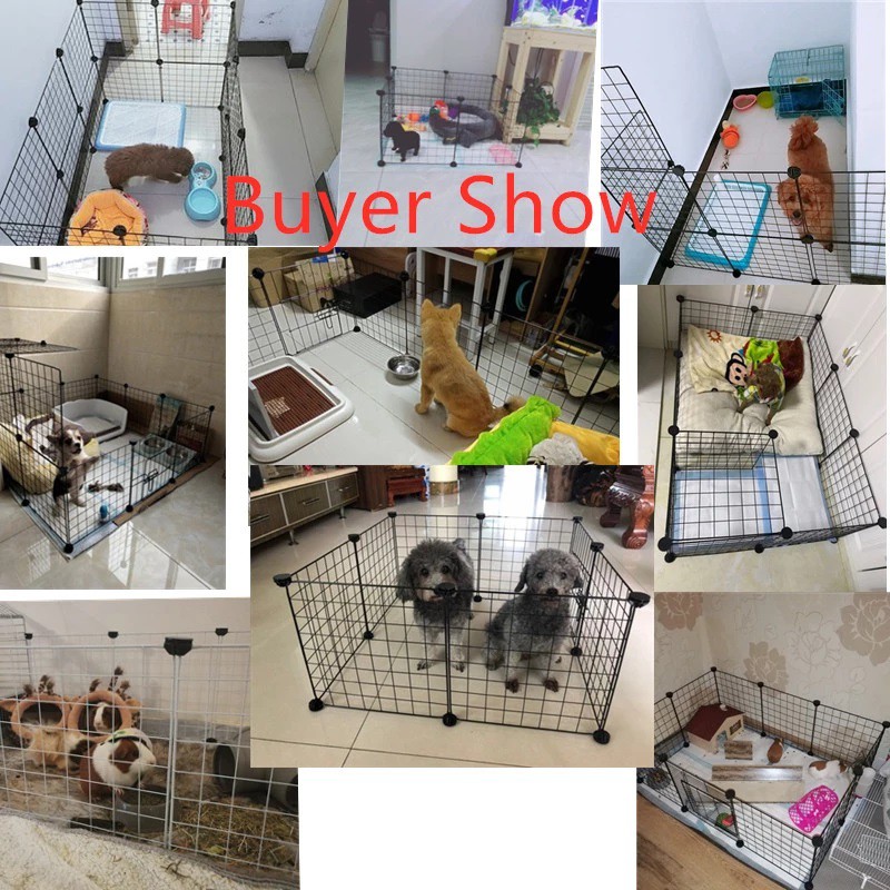 Kandang Pagar / Pagar besi DIY - untuk Hewan Anabul - Anjing kucing kelinci kura marmut hamster-6