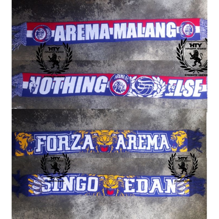 syal arema bolak balik ASLI PRODUK KOTA MALANG