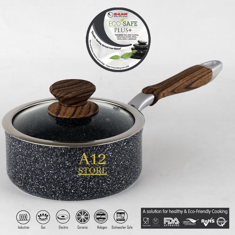 Shuma Sauce pan eco safe plus Non stick Ceramic