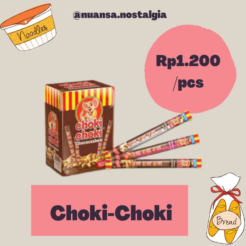 

TERMURAH! Choki Choki Coklat - Jajanan Jaman Dulu