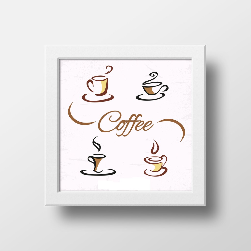 Poster Cafe Retro, Pajangan Dinding Untuk Cafe, Gambar Pajangan Cafe