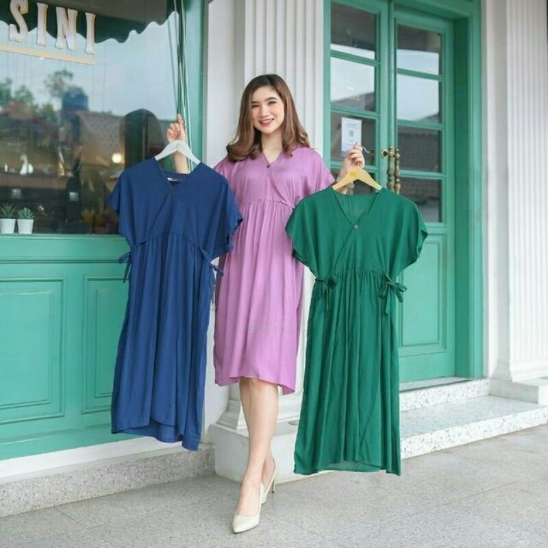 Daster Pendek Kimono Polos Ld 120