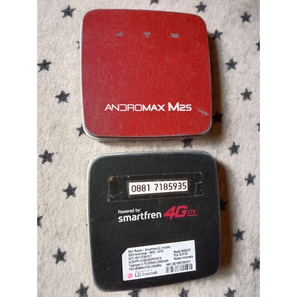 modem mifi WiFi wireless Andromax M2S Smartfren
