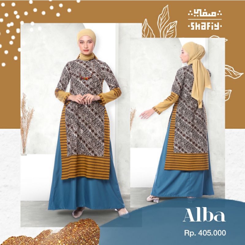 Shafiy Batik Gamis Etnik GBL Alba