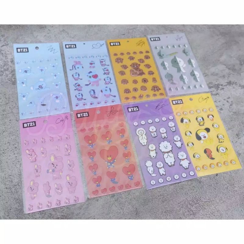 

melcollection.id --Sticker Timbul KPOP Korean Sytle