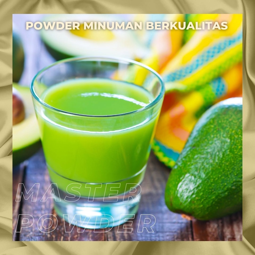 

Powder drink instan rasa Avocado