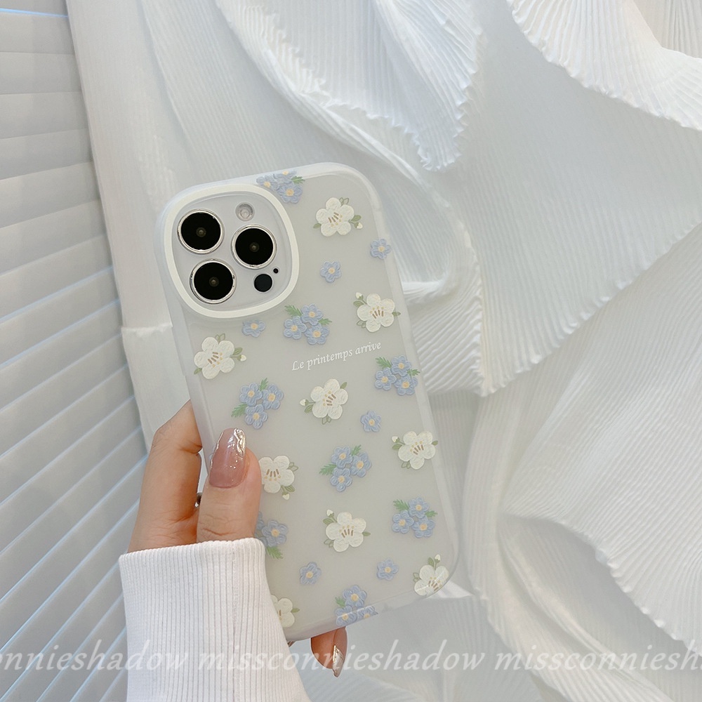 Xiaomi Redmi 10 9 9A 10C 9C NFC Mi POCO X3 NFC POCO M3 Redmi Note 10 11 11s 9 Note 8 11Pro 9s 9 10 Pro Max Plus Fresh Summer Flower Lens Oval Pattern Shockproof Soft Tpu Back Case