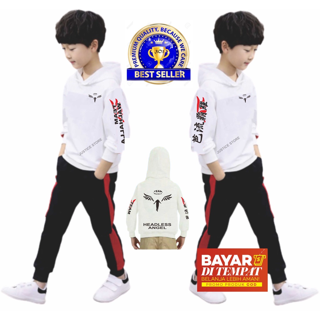 Jaket Hoodie Tokyo Revengers untuk Anak 6-13 Tahun / Jaket Sweater Hoodie Anime Jepang Terbaru