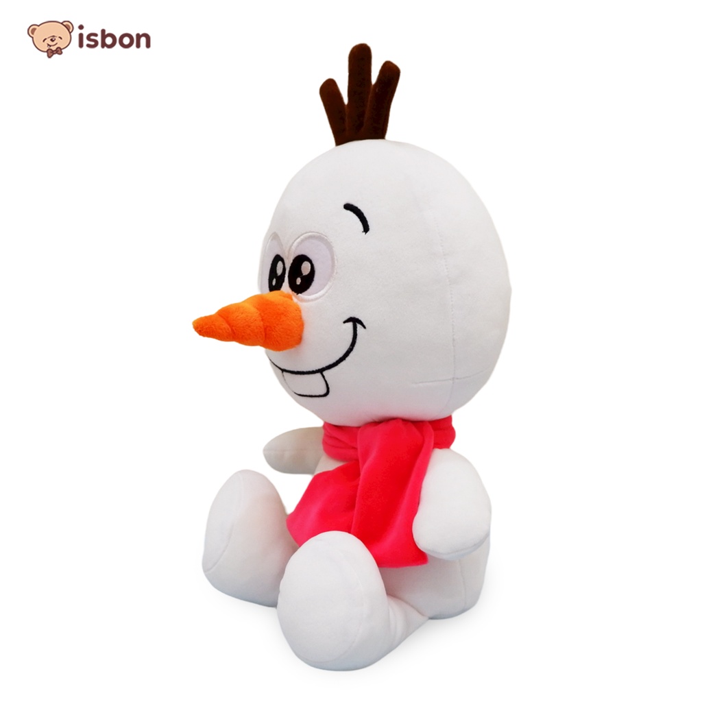 Boneka Snowman oliver Warna Putih Menggemaskan Cocok Untuk Mainan Anak salju By ISTANA BONEKA